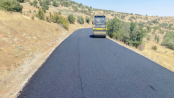 KÖY YOLLARINA ASFALT