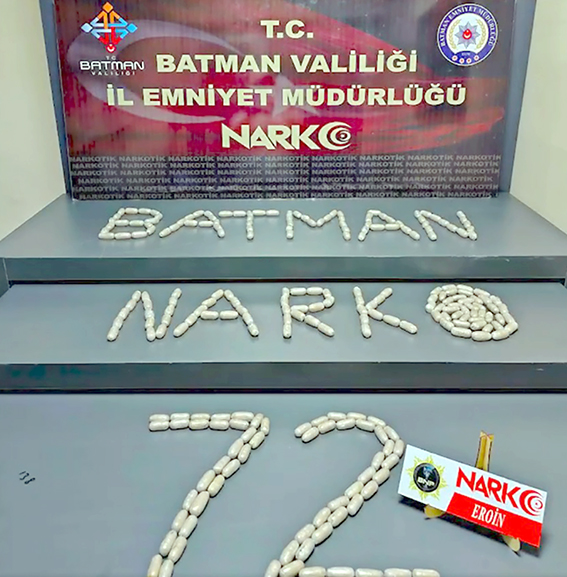 NARKOTİK OPERASYONU: 243 KAPSÜL EROİN ELE GEÇİRİLDİ