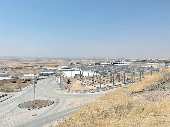 OSB’DE FABRİKA BİNALARI YÜKSELMEYE DEVAM EDİYOR