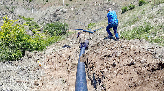 ALTYAPI ÇALIŞMALARI HIZ KESMEDEN DEVAM EDİYOR