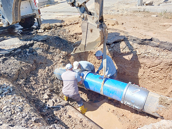 CİZRE BULVARI’NDAKİ ARIZA GİDERİLDİ