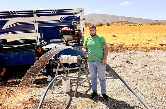 GAZİLER KÖYÜNÜN SU SORUNU ÇÖZÜLDÜ