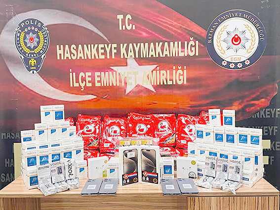 KAÇAK ÜRÜNLER ELE GEÇİRİLDİ