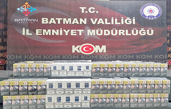 ÇOK SAYIDA KAÇAK MALZEME ELE GEÇİRİLDİ