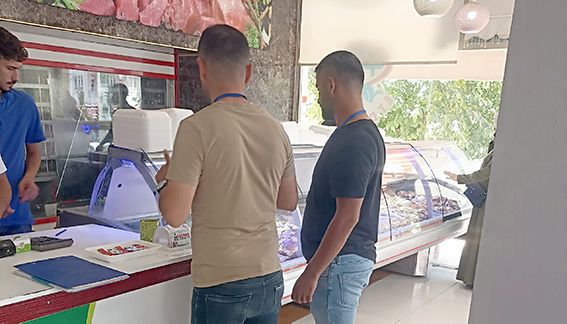 KASAP VE ET SATIŞI YAPILAN YERLER DENETLENDİ