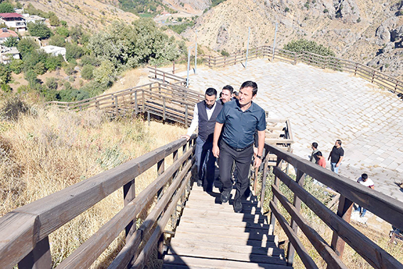 KOZLUK KALESİ’NDE İNCELEMELER YAPILDI