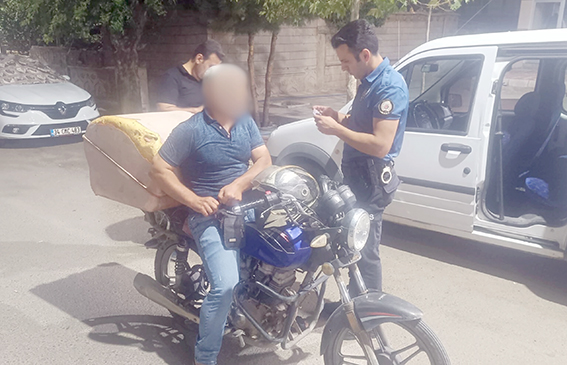 MOTOSİKLETLERE YÖNELİK DENETİM YAPILDI