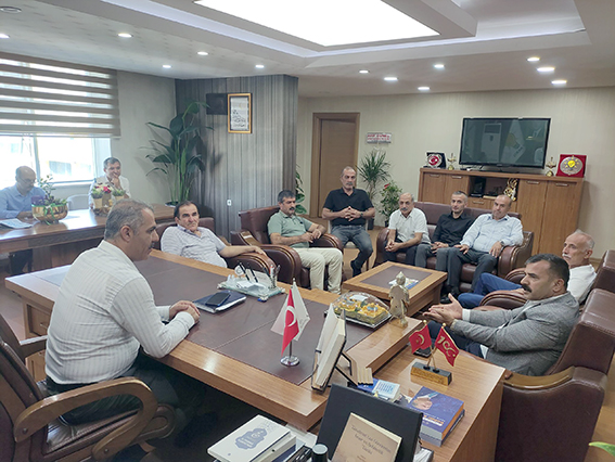 MUHTARLARDAN ŞANSİ’YE ‘DOĞALGAZ’ ZİYARETİ