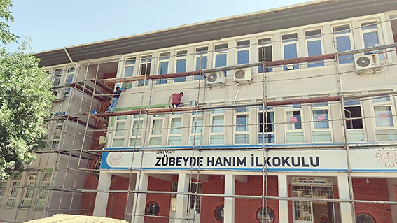 OKULLARDA YENİLEME ÇALIŞMALARI TAMAMLANDI