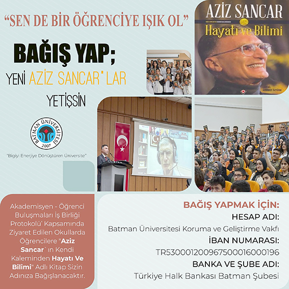 ‘SEN DE BİR ÖĞRENCİYE IŞIK OL’ KAMPANYASIYLA ÖĞRENCİLERE DESTEK VERİLİYOR