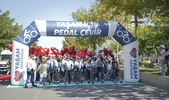 YAŞAM İÇİN PEDAL ÇEVİR ETKİNLİĞİ YOĞUN KATILIMLA GERÇEKLEŞTİ