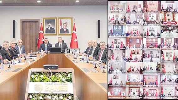 BAKAN TEKİN VE 81 İL VALİSİ BULUŞTU