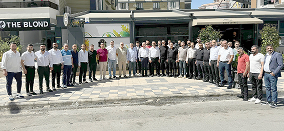 İŞ ADAMLARI EMNİYET MÜDÜRÜNÜ AĞIRLADI