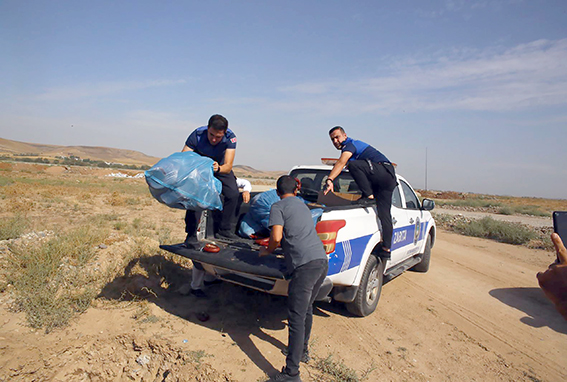 EL KONULAN 876 KİLO GIDAYI İMHA ETTİ