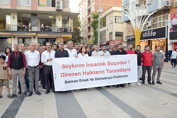 EMEK VE DEMOKRASİ PLATFORMU’NDAN İSRAİL’E SERT TEPKİ