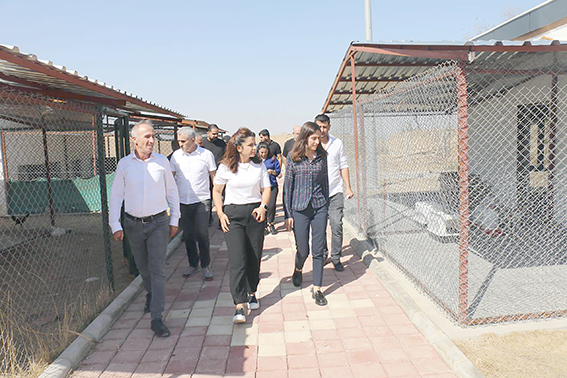 EŞ BAŞKANLAR ÇALIŞMALARI DENETLEDİ