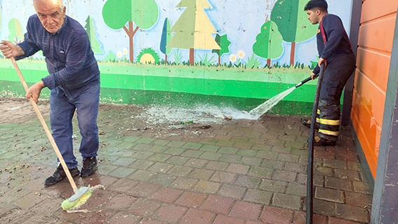 HALK EKMEK BÜFELERİ DÜZENLİ OLARAK TEMİZLENİYOR