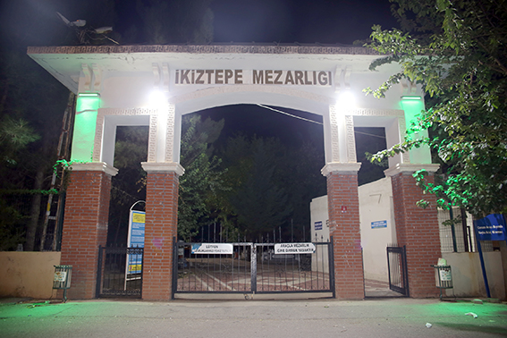 İKİZTEPE MEZARLIĞINA MODERN AYDINLATMA SİSTEMİ