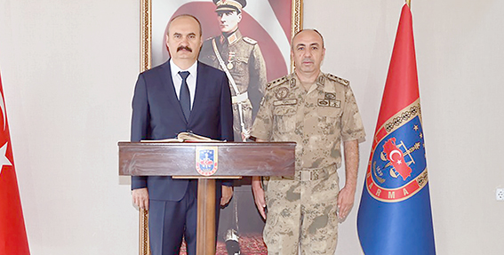 İL JANDARMA KOMUTANI’NA HAYIRLI OLSUN ZİYARETİ