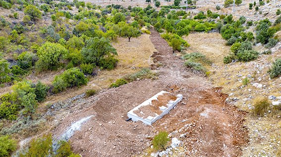 KAYNARCA MEZRASINDA SİSTEM TAMAMLANDI