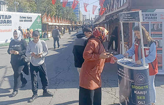 KİTAP FUARI’NDA KADES UYGULAMASINI TANITTILAR
