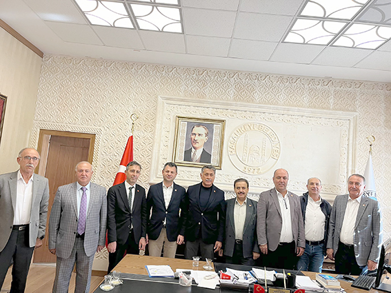 PM ÜYELERİ, HASANKEYF BELEDİYESİNE ZİYARET