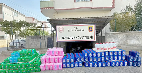 SAHTE TEMİZLİK ÜRÜNÜ ELE GEÇİRİLDİ