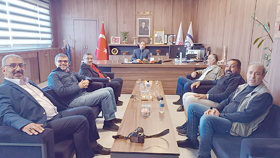 ÇALIŞAN GAZETECİLER DERNEĞİNDEN SGK MÜDÜRÜ GÜMÜŞ’E HAYIRLI OLSUN ZİYARETİ