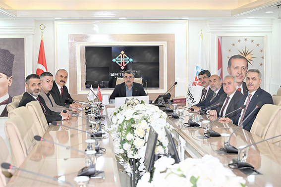 BAKAN TEKİN, VALİLİĞİ ZİYARET ETTİ