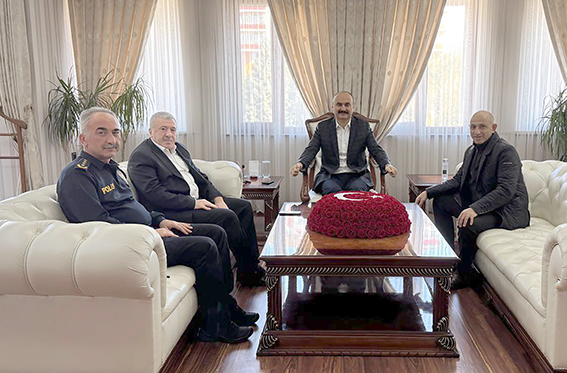 EMNİYET GENEL MÜDÜR YARDIMCISI VE GÜVENLİK DAİRE BAŞKANI’NI KABUL ETTİ