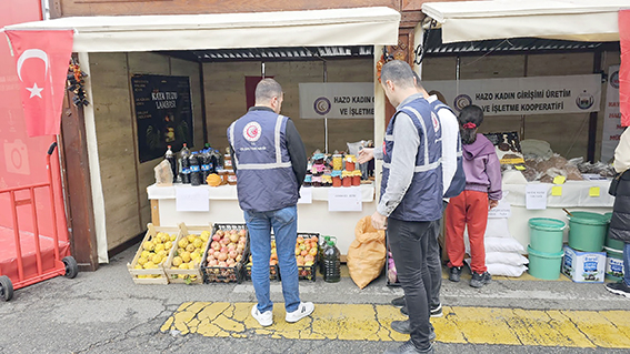 FESTİVALDE FİYAT ETİKETİ DENETİMİ YAPILDI