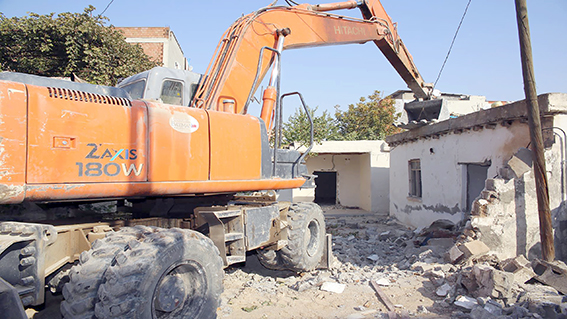HUZUR’DA METRUK YAPILARA KONTROLLÜ YIKIM