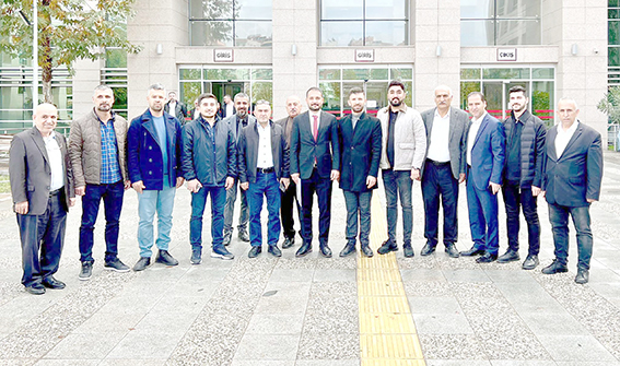 MERKEZ İLÇE BAŞKANI DOĞU, MAZBATASINI ALDI