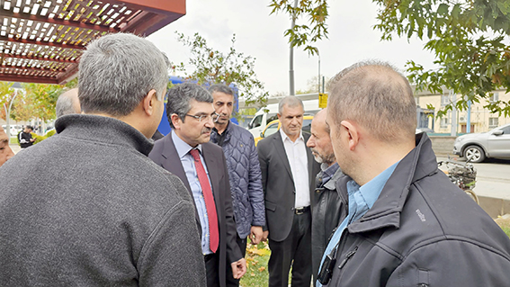 NASIROĞLU, TAKSİ ŞOFÖRLERİNİ DİNLEDİ