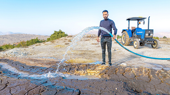 ÖZLER KÖYÜ’NE YENİ SU KUYUSU AÇILDI