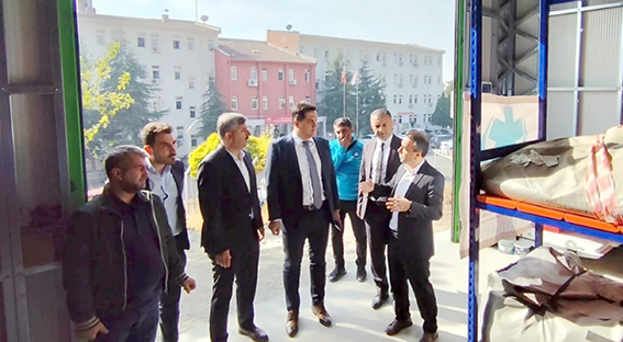 UMKE LOJİSTİK DEPOSU AFETLERE HAZIR