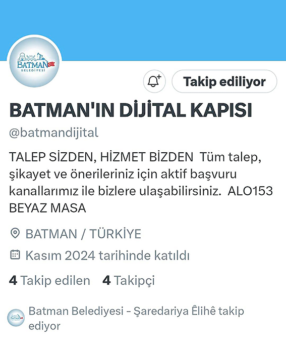 BELEDİYE, DİJİTAL PLATFORMLA HİZMETTE YENİ DÖNEM BAŞLATIYOR