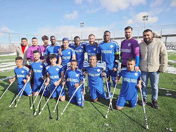 DEPSAŞ AMPUTE TAKIMINDAN FARKLI GALİBİYET