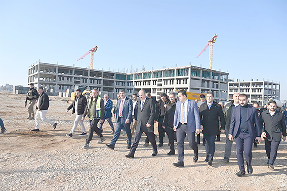 DEVLET HASTANESİ İNŞAATI HIZLA YÜKSELİYOR