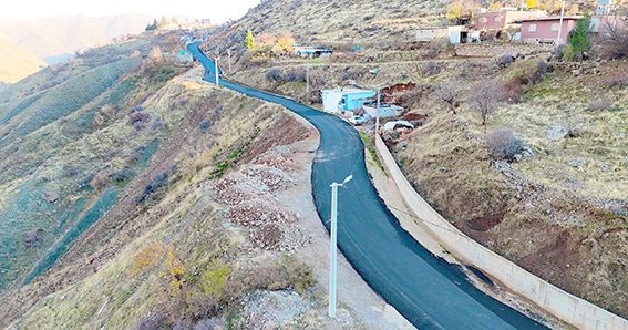 GRUP KÖY YOLU BSK ASFALTI TAMAMLANDI