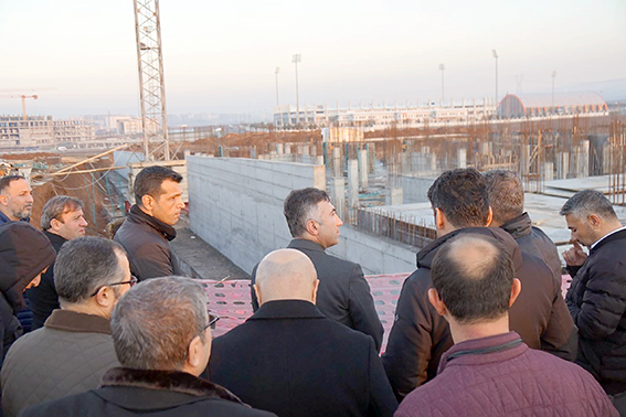 HASTANE İNŞAATI YÜKSELİYOR