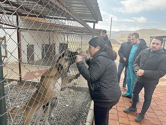 HAYVAN BAKIM VE REHABİLİTASYON MERKEZİNE ZİYARET
