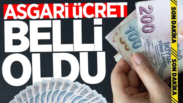 2025 yılı Asgari ücret belli oldu!