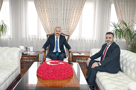 İL BAŞKANI ÇETİN’DEN VALİ CANALP’A ZİYARET