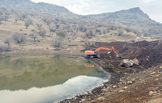 KÖYLERDE ÇALIŞMALAR DEVAM EDİYOR