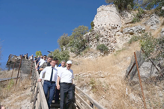 KOZLUK KALESİ ONARIM ÇALIŞMALARI DEVAM EDİYOR