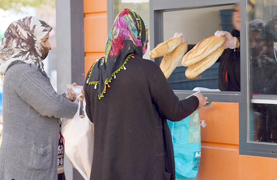 7 BİN 779 AİLE ÜCRETSİZ EKMEKTEN FAYDALANIYOR