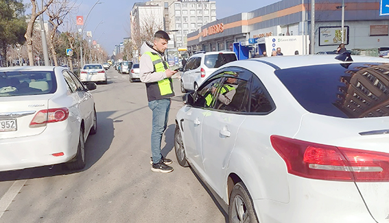 ARAÇ SÜRÜCÜLERİ DENETLENİYOR