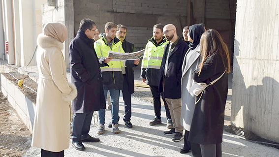 BİLİM MERKEZİ İNŞAATI İNCELENDİ