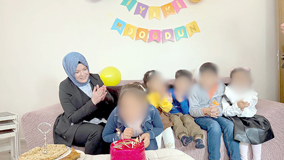 ÇOCUKLAR DOĞUM GÜNLERİNDE YALNIZ BIRAKILMADI